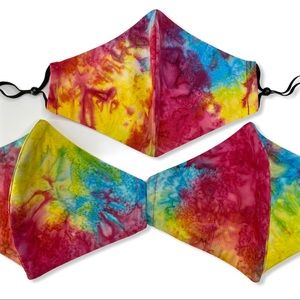 Reusable Face Mask Tie Dye Adult Washable Cotton